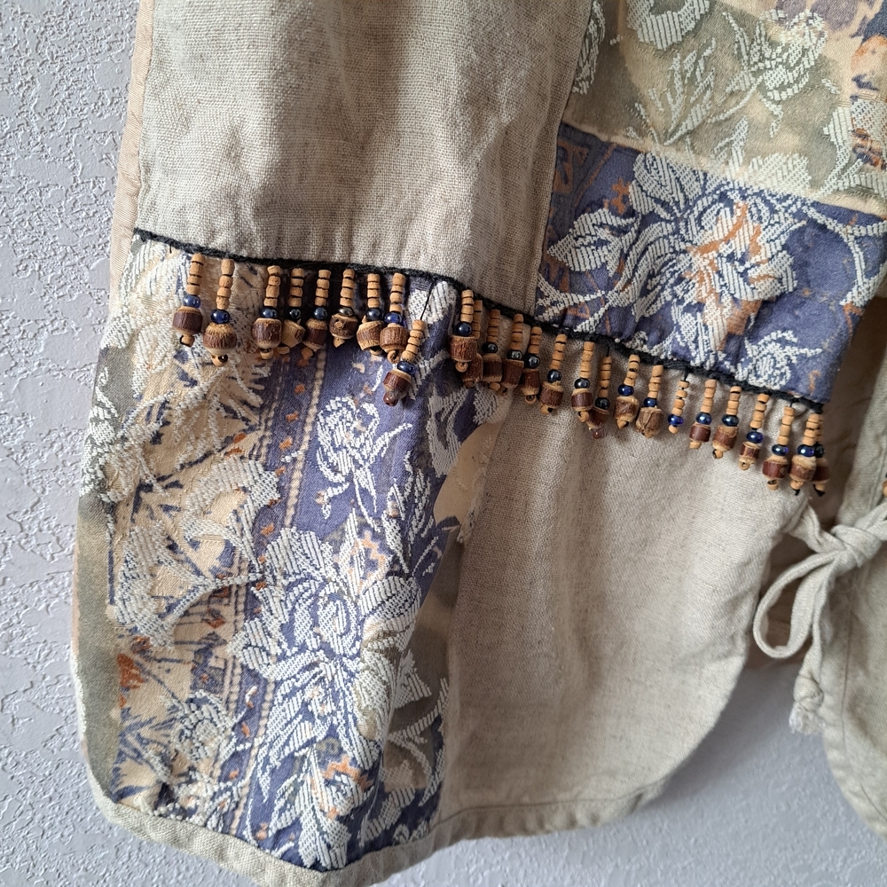 Floral Patchwork Women's Vest - Picture 2 of 6
